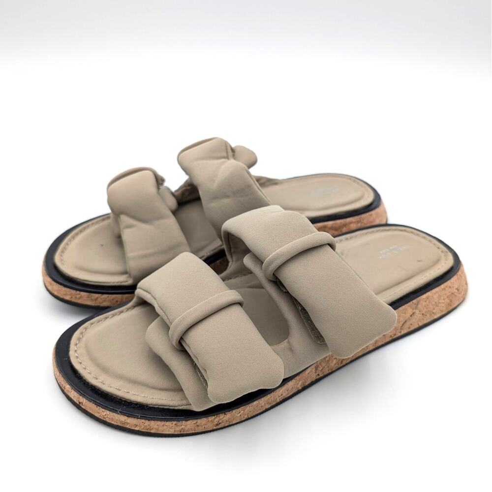 Rag & Bone Parque Slide Sandals Women's Open Toe Light Sand Size US6.5 EU36
